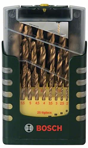 Bosch Accessories 2607017154 Metal Drill Bit Set HSS-TiN 25-Piece, Green - Image 2