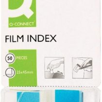 Q Connect 1-inch Page Marker - Blue (Pack of 50)