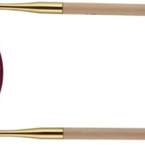 KnitPro KP35308 40 cm x 4 mm Basix Fixed Circular Needles, Birch
