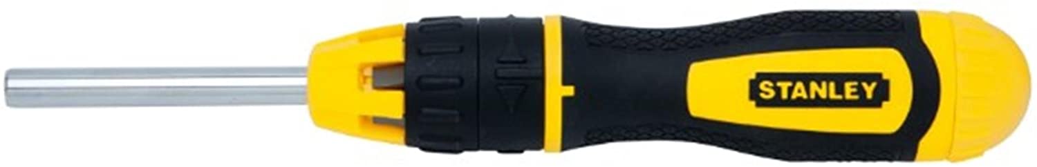 Stanley STHT0-62574 Bit-Screwdriver with 20 Bits and Ratchet, Black/Yellow, Set of 22 Piece - Image 3