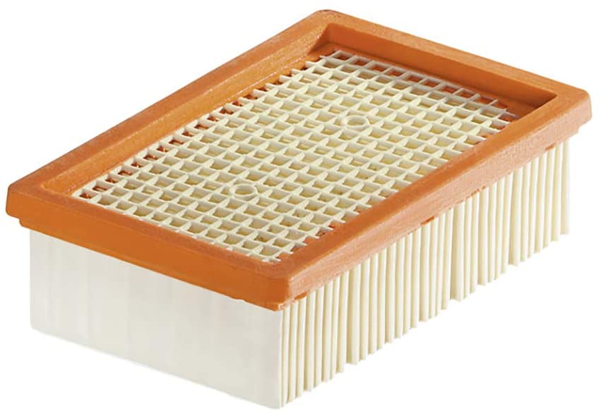 Karcher Cartridge Filter for WD 4 P, 5 and 6 Vacuum Cleaners Pack of 1, Black / Yellow