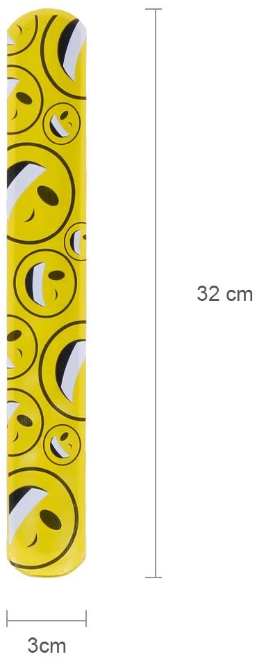 GOLDGE 24pcs Slap Bands for Kids Colorful Slap Bracelets for Party Bags Fillers & Favors - Image 2