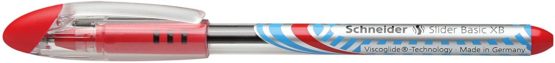 Schneider Slider Basic Ballpoint Pen - XB Red - Image 4