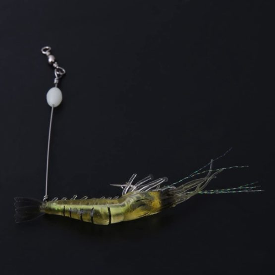 NewShot Luminous Soft Shrimp Fishing Lure Soft Bait with Hook Sea Fishing Lure Mixed Color for Bream Bass Flathead Whiting Snapper - Image 4