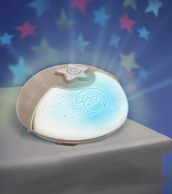 Infantino Soothing Light and Projector - Clip-on Crib Night Light with Grow-With-Me Design, Starry Night Projector and Tabletop Light with Built-in Melodies and Sound Sensors - Image 4