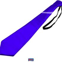 Metallic Coloured Tie - Blue