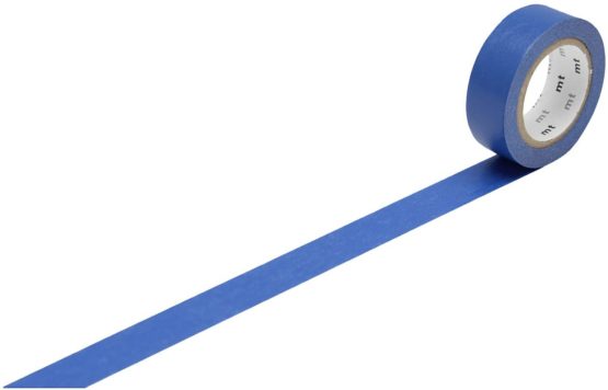 mt Ruri Washi Masking Tape Roll - Blue
