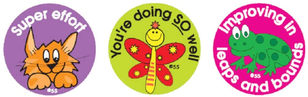 Sticker Solutions Praise Words Reward Stickers (Pack of 270), Multicoloured, 25mm - Image 4