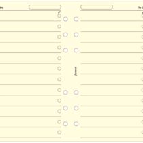 Filofax to Do List Cotton Cream (B132253)