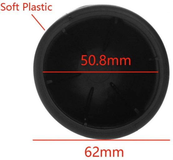 MSA 50mm New Black Rubber Tow Bar Ball Case Towball Protect Car Hitch Cover - Image 2
