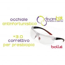 Bolle IRIDPSI3 Iris Spectacles Lens, +3 Reading, Clear
