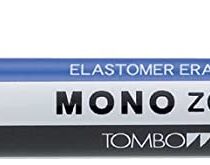 Tombow Mono Eraser Set Includes Zero Round Tip Eraser - White/ Eraser Refills (Pack of 2)