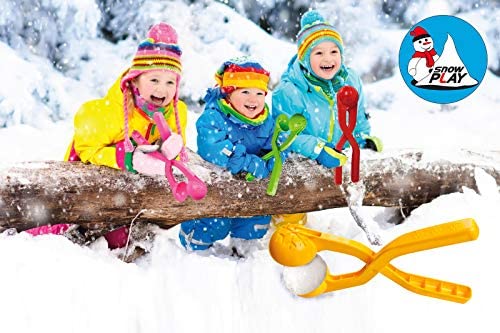 Jamara 460394, Snow Play Snowball Maker Scoop 38cm red, Form snowballs in seconds, Fluffy snowballs with 7 cm diameter - Image 2