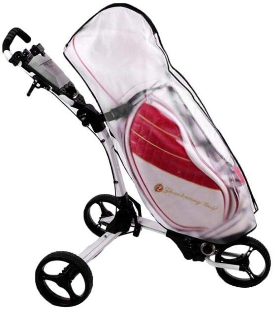 Golf Bag Waterproof Cover, Transparent Practical Waterproof Golf Bag Coat Golf Cover Accessory for Mens Women Golfers