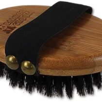 Bamboo Groom Palm Brush with Boar Bristles for Pets
