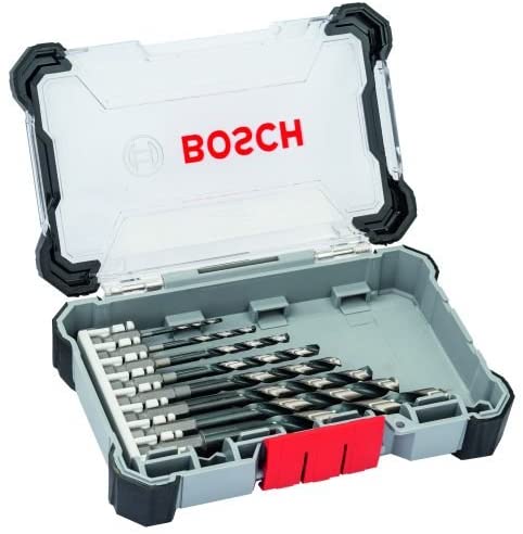 Bosch 8X PRO Metal HSS-G Impact Twist Drill Bit Set (for Non-Ferrous Metals, Steel, diameter 2,0, 3,0, 4,0, 5,0, 6,0, 7,0