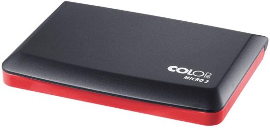 COLOP Micro 2 Stamp Pad - Red | 109672 | Rubber Stamp Ink Pad - 110x70mm - Image 3