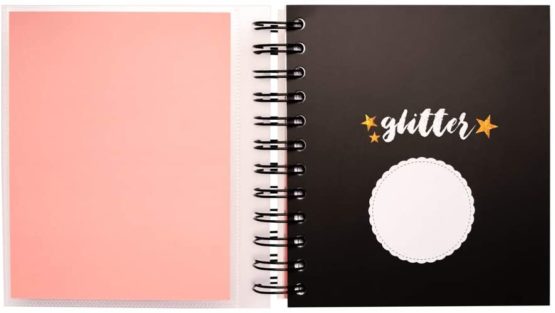 Glitter 2019-2020  Academic Diary, Organiser, Calendar, Agenda. One Day to Page Twin Wire Spiral Binding Mid Year Student Daily Planner. Runs from September 2019 Until June 2020-10 Months. - Image 3
