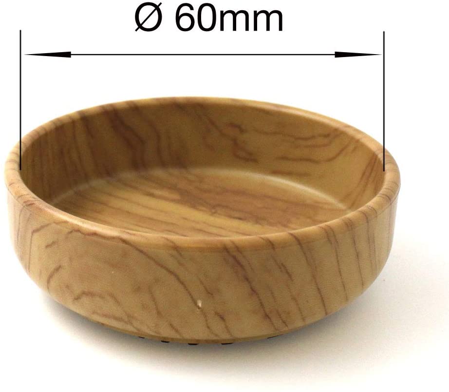 Lifeswonderful - 4x Rubber Base Wood Effect Castor Cups - Non Slip - Protect Your Floors & Prevent Furniture from Moving or Rolling - Image 2