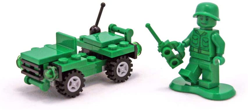 LEGO Toy Story 3 ARMY MAN & JEEP Minifigure Bag 30071 (37 pieces) by LEGO, Multicolor