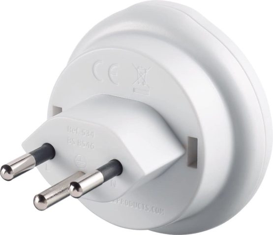 Go Travel UK to Swiss Earthed Compact Travel Adaptor (Adapter Ref 534) - Image 3