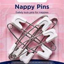 White Nappy Pins