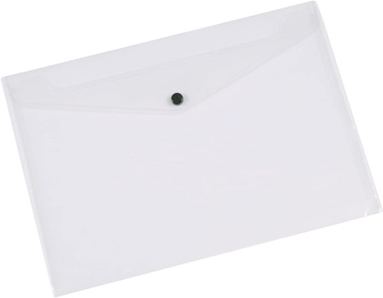 Q-Connect A5 Clear Plastic Document Folder - Pack of 12