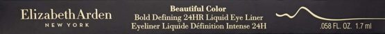 Elizabeth Arden Beautiful Color Bold Defining Liquid Eye Liner, Glided Brown - Image 2