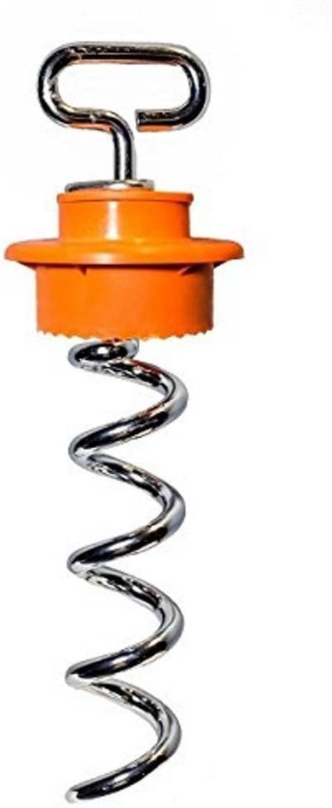 Intellileash Dog Tie Out, Orange - Silver, Intelli-Stayk