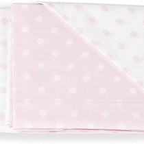 Italbaby 3 Piece Dotted Cot Sheet Set, Light Pink, Multi-Color, One Size