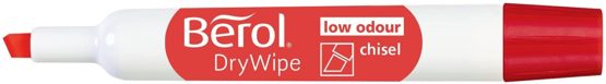 Berol Dry Wipe Chisel Tip Whiteboard Marker, Assorted Colours, Pack of 8 - Image 4