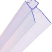 HNNHOME® Clear Bath Shower Screen Door Seal for 4-6mm Glass Up to 18 mm Gap