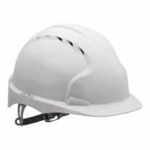 JSP EVO2 One Size Safety Helmet with Slip Ratchet - White - Vented - (AJF030-000-100-AMZ)