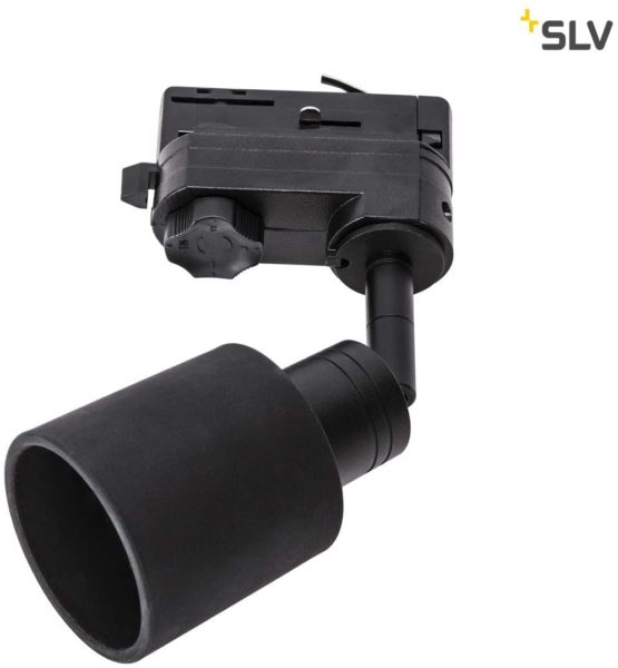 SLV 3-Phase Puri QPAR51 Glass, LED spot, Spotlight, Ceiling, Track System, Indoor Lighting / GU10 10W Black, Aluminium, 10 W - Image 4