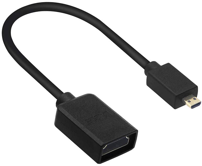 VCE Micro HDMI Male to HDMI Female Converter Adapter, Support 4K, 3D, Tablets, Cameras, Smart Phones, Raspberry Pi 4 and More