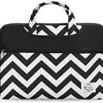 Chevron E-Vitta 14 "Cover – Bags Laptop 35.6 cm (14), Black, White Cover, Black, Velvet, Canvas Picture, white, Velvet)