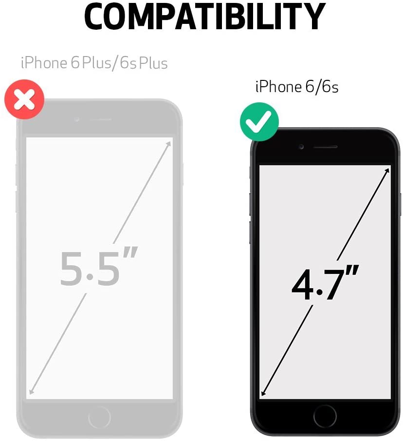 ZAGG InvisibleShield Glass for Apple iPhone 6, Case Friendly, Clear - Image 3