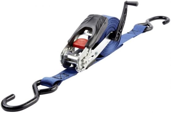 Ring RLS12 Ratchet Strap with S-Hook Clips, for Trade, Deliveries, DIY and more