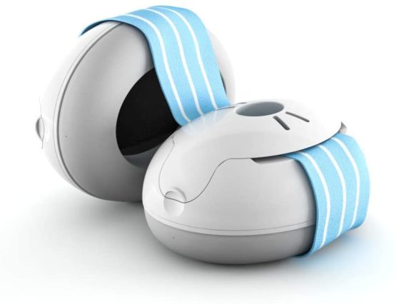Alpine Muffy Baby Ear Defenders - Ear muffs for babies and toddlers from 12 to 36 months - Prevents hearing damage - Improve sleep on the move - Comfortable fit - Blue - Image 2