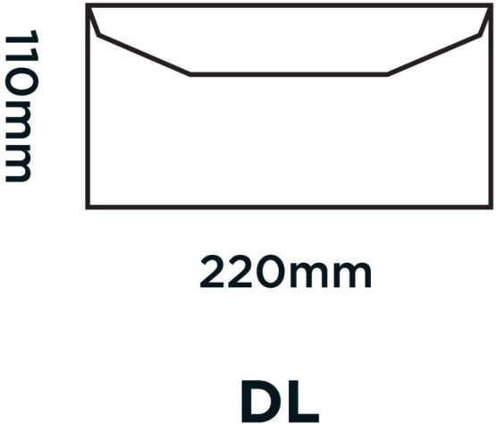 Blake Purely Everyday DL 110 x 220 mm 80 gsm Gummed Mailer Envelopes (13780/50 PR) Manilla - Pack of 50 - Image 3