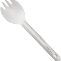 TiTo New Ultralight titanium spork and spoon for outdoor camping only 17g