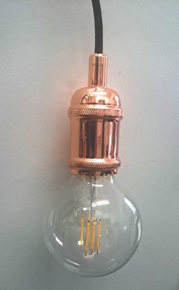 Nordlux Avra Suspension, Copper, E27, Gold, 7.5 x diameter 5Cm