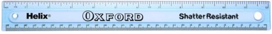 Helix Oxford 12 inch 30cm Shatter Resistant Ruler
