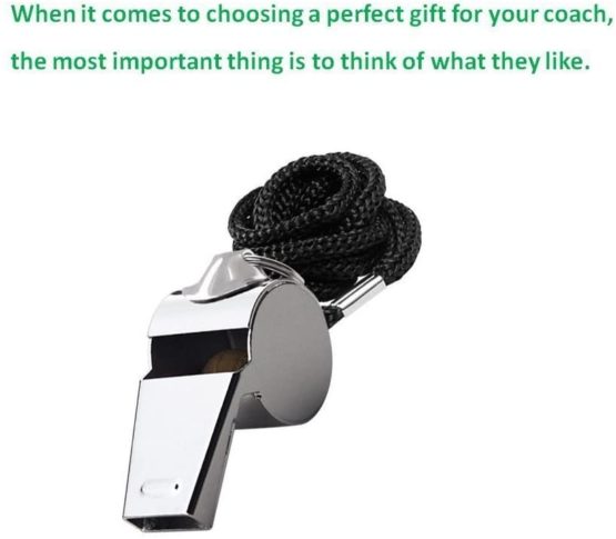 Golvery Coach Whistle Metal Referee Whistle with Lanyard, Stainless Steel Loud Whistle for School, Sports Trainning, Soccer, Football, Basketball, Security and Emergency Survival(1 PC-Sliver) (1PC) - Image 4