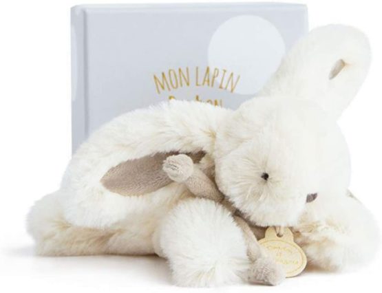 Doudou et Compagnie Rabbit Soft Toy 16 cm Taupe