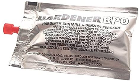 UPOL UPH3840/S Isopon P38/P40/Metalik Hardener, 20 g Sachet, Red