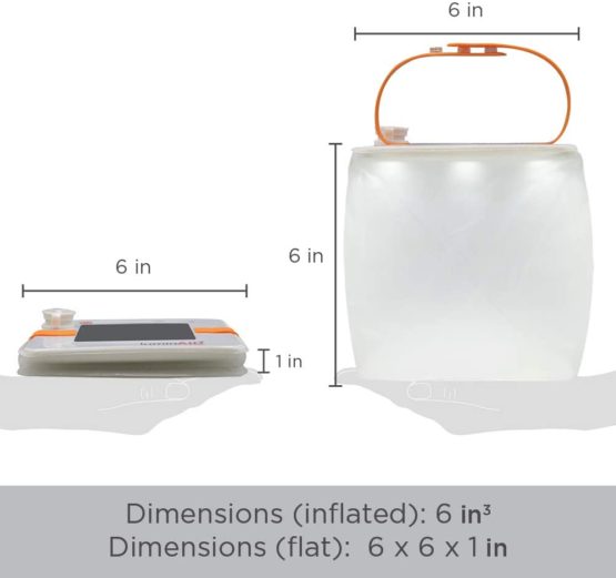 LuminAID PackLite 2-in-1 Phone Charger Lanterns | Great for Camping, Emergency Kits and Travel | As Seen on Shark Tank (PackLite Hero 2-in-1 Super Charger) - Image 3