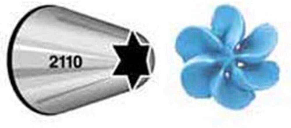 Wilton Open Star Piping Tip #1M, Silver - Image 3
