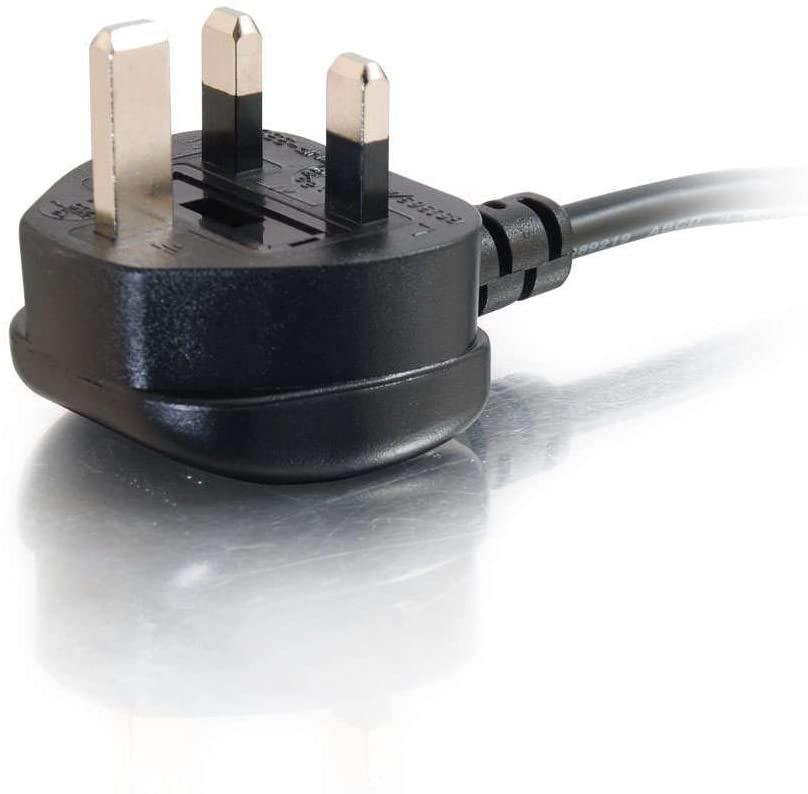 C2G 88513 2 Metre UK Power Cable (IEC320C13 to BS 1363) 6 Foot Kettle Lead/Power Cord, Black, 2M - Image 4
