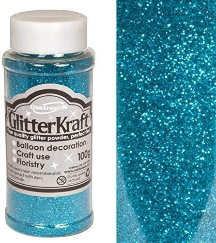 ELEGANZA Fine Quality Glitter, Turquoise, 3 x 3 x 9 cm - Image 2